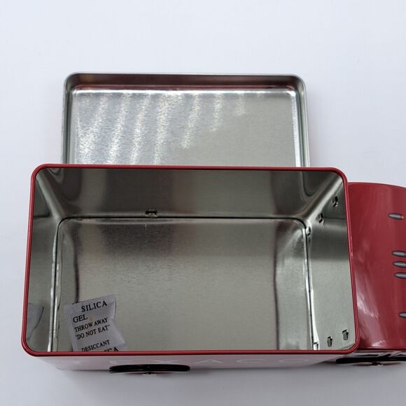 Texaco Chevron Collectible Tanker Rolling Tin Opens Storage Box Red - Picture 11 of 12